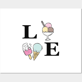 Ice Cream - Love Posters and Art